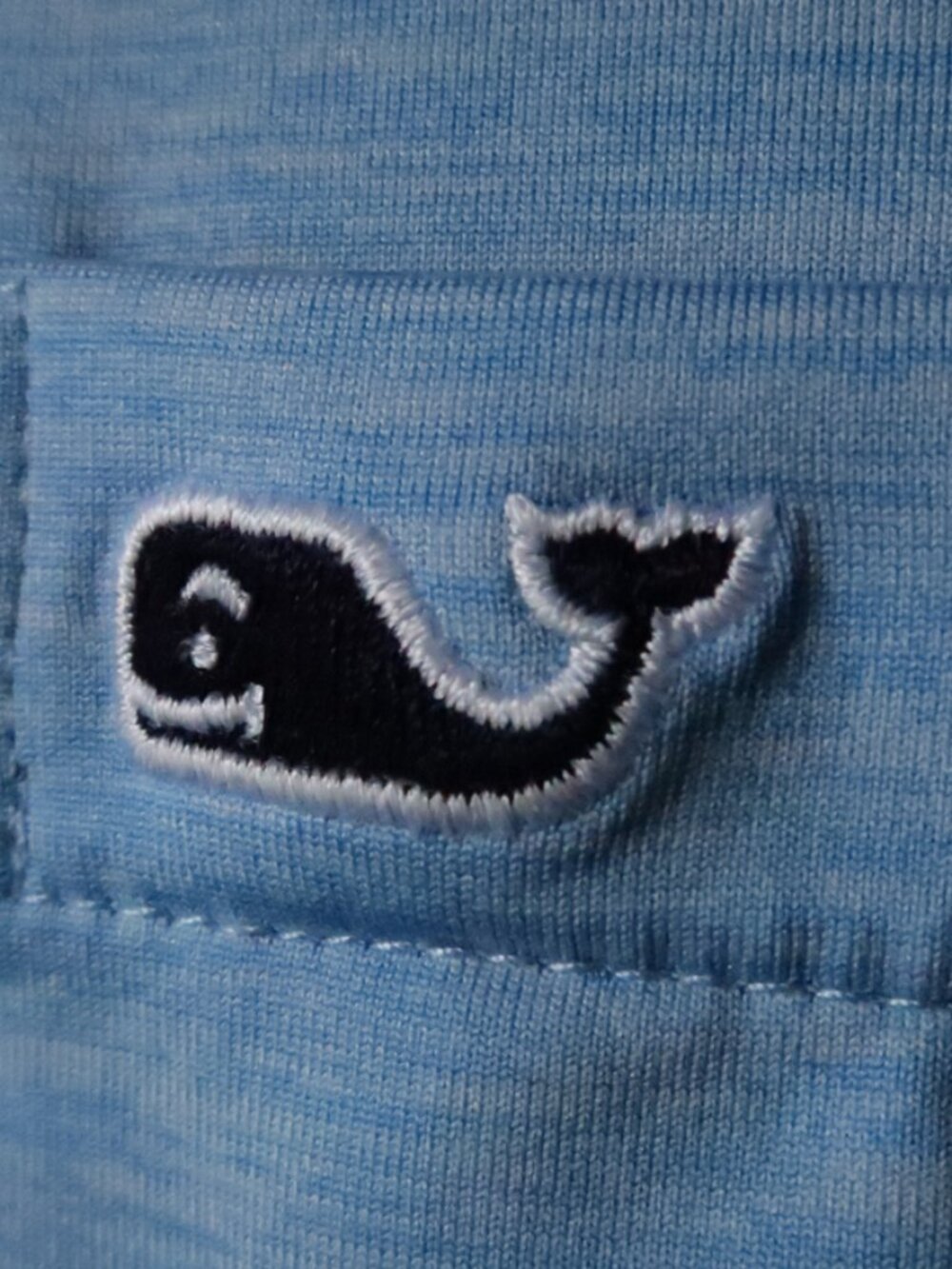 Vineyard Vines Blue Pocket Performance Polo (L) OMG! 🐳 🐳